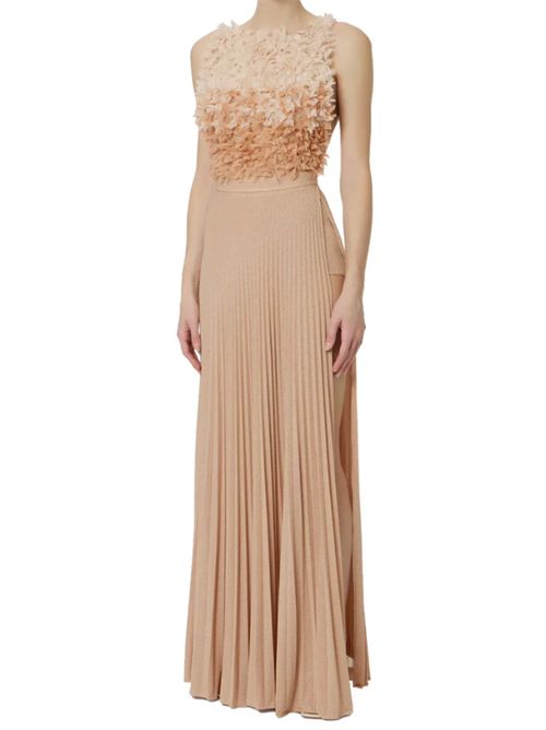 RED CARPET DRESS ELISABETTA FRANCHI | ABR4462E2X81 carne/burro